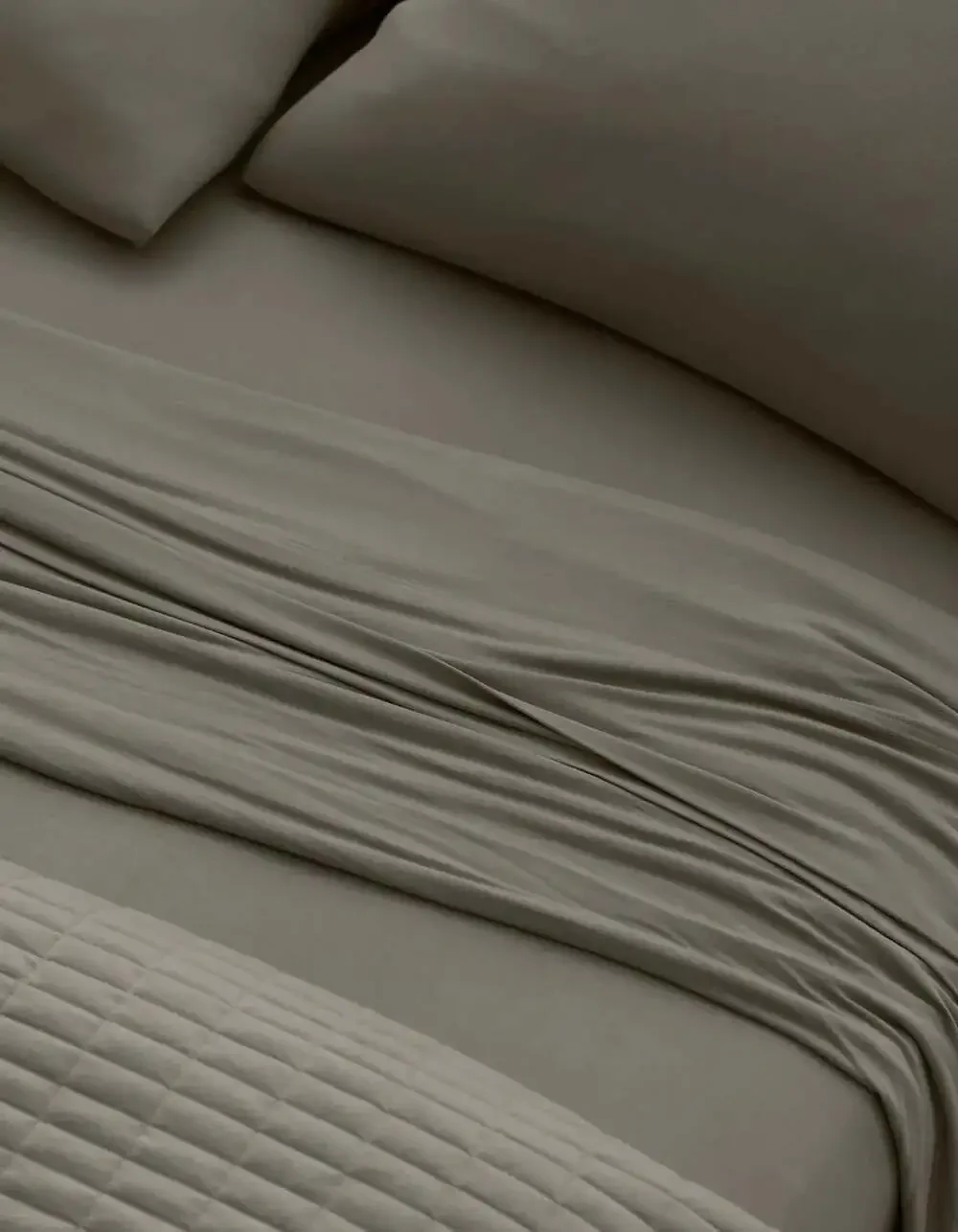 Cozy Earth Bamboo Jersey King Sheet Set - Stone